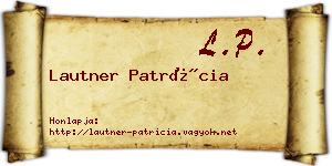 Lautner Patrícia névjegykártya